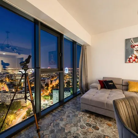 Ans Hanza Tower - 22nd Floor With View, Swimming Pool, Sauna, Jacuzzi, Viewing Terrace Appartement *
